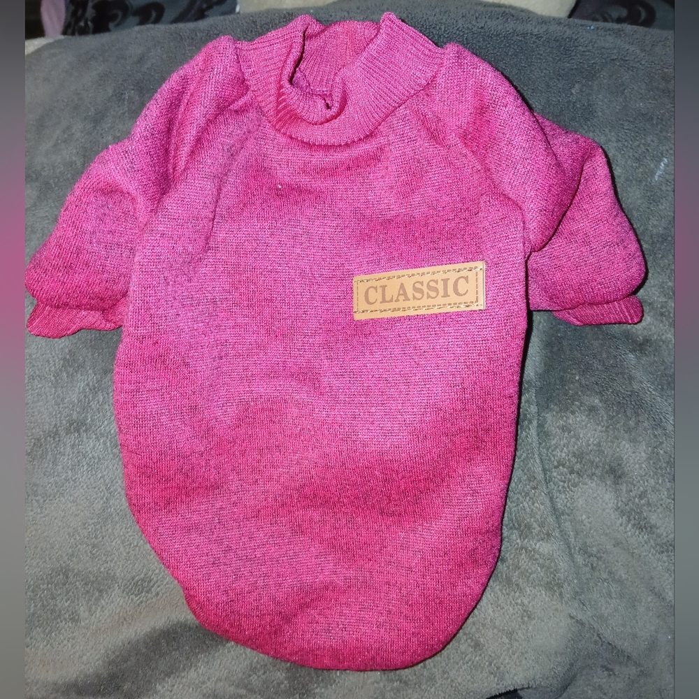 NWT Idepet Pet Dog Classic Sweater Sweatshirt, Soft Fleece Coat for Small dogs.